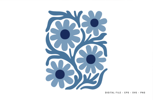 Blue Daisy Floral SVG Embroidery Review