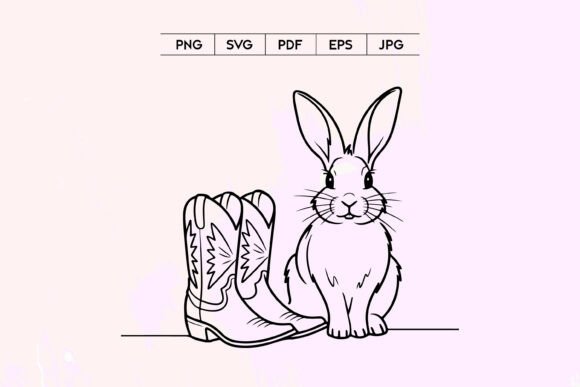 Bunny and Cowboy Boots SVG Review
