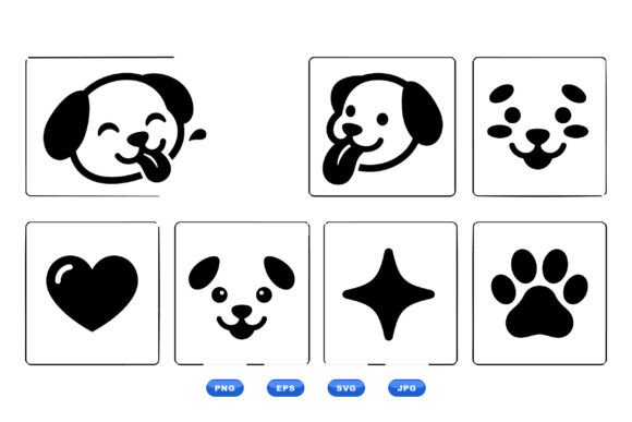 Cute Dog Sticker Clipart Set Review