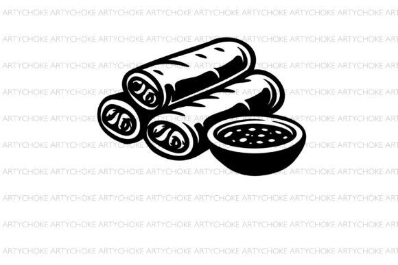 Cute Spring Rolls SVG Review