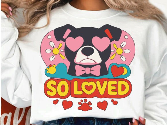 Dog Illustration so Loved PNG,SVG,JPG Review
