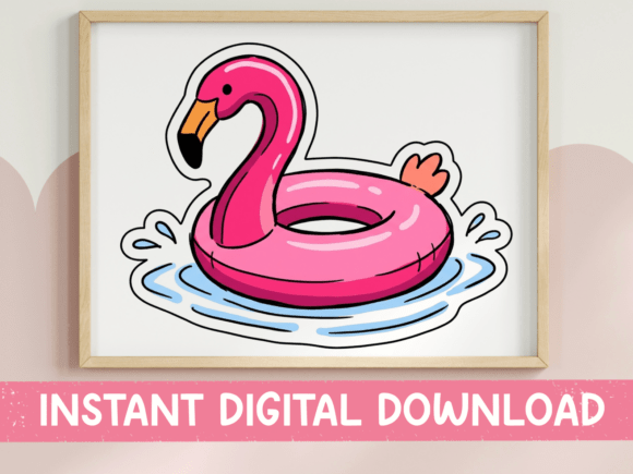 Flamingo Pool Float SVG Embroidery Review