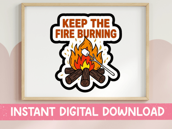 Keep the Fire Burning Campfire SVG Review