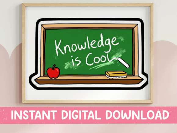 Knowledge is Cool Chalkboard SVG Review