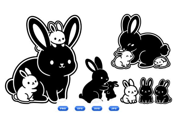 Mama Bunny SVG Clipart Set: A Designer’s Review