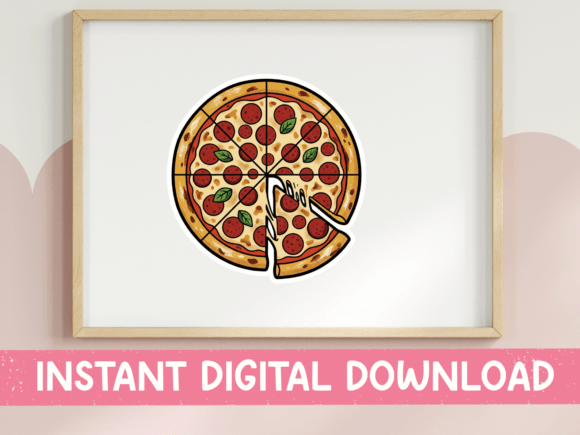 Pizza Pie Hand Reaching Sticker Design Review