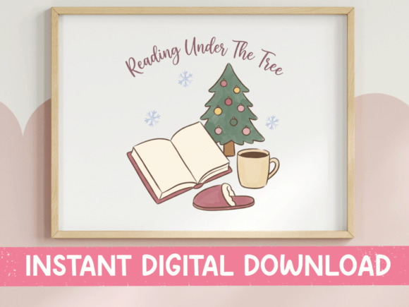 Reading Under the Tree Christmas SVG Review
