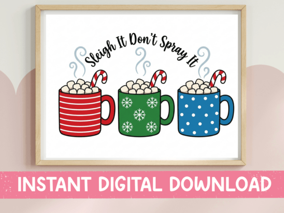 Sleigh It Dont Spray It Cocoa SVG Embroidery Review